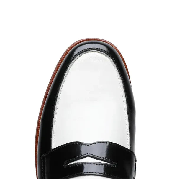 MILANO LOAFERS BLACK/WHITE